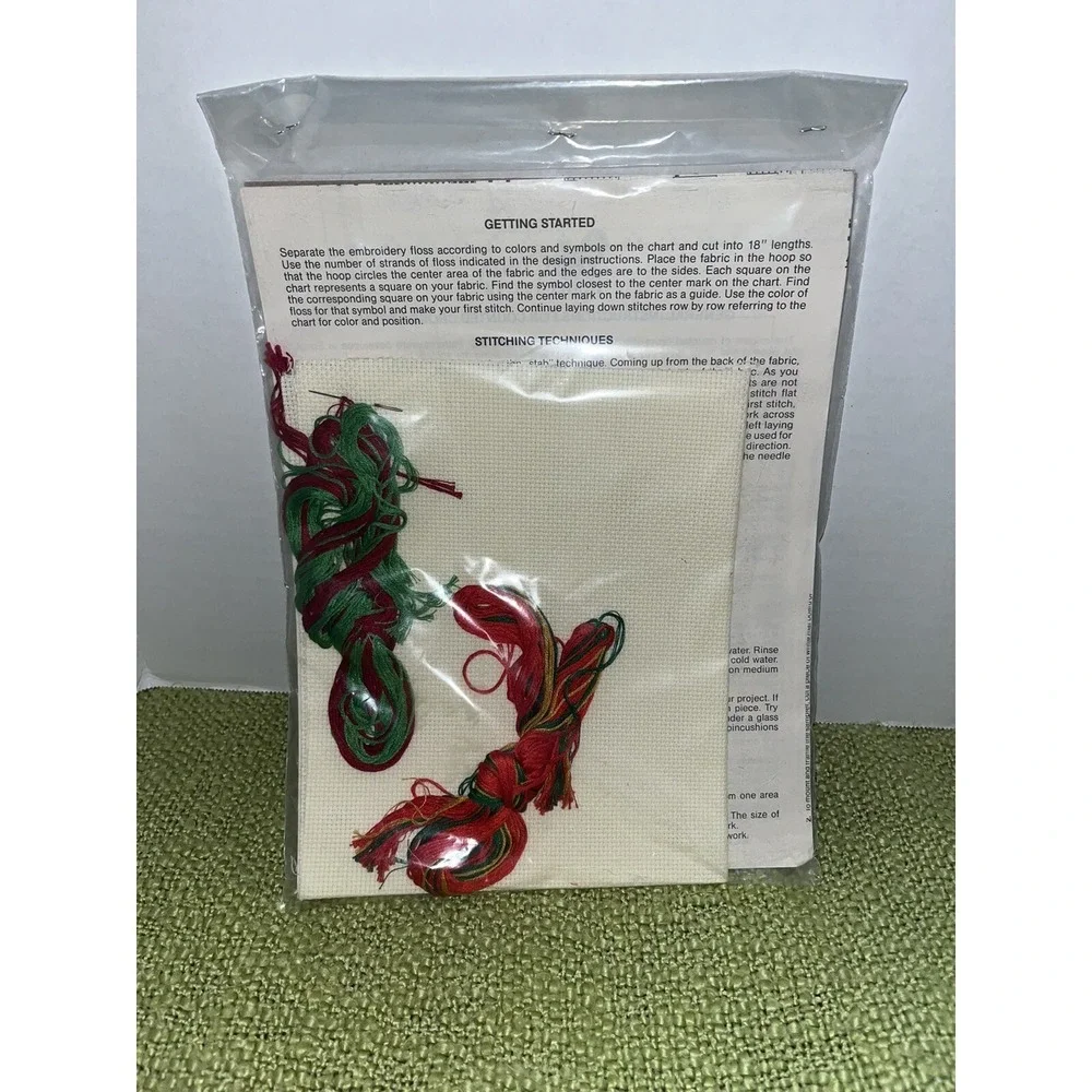 Current Counted Cross Stitch Personalized Christmas Sampler Kit 11x14‎